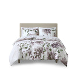 ZUN Cal King Floral Comforter Set with Bed Sheets B035128922