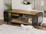 55.12 "Spacious Cat House with Tempered Glass, for Living Room, Hallway, Study and Other Spaces W757119335