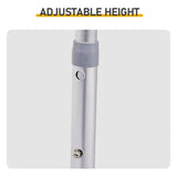 Outdoor Folding Camping Table with Storage Compartment, 4ft Portable Pinic Table with 3 Adjustable 93348545