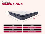 14 in. Hybrid Plush Foam Mattress - Full, Soft Polyester Knit Cover, Multi-Layer Foam Mattress B011P203026