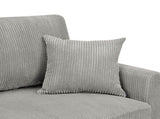 Asher Mid-Century Corduroy Sofa B343P348953
