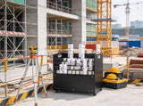 50 Slots Mobile Blueprint Storage Rack, Wooden Roll File Organizer Cart for Construction Plans, Maps 08408771