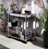 Lisses Chrome Finish Serving Cart B2726P286818
