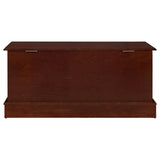 Warm Brown Rectangular Cedar Chest B062P153913