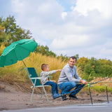 Folding Beach Chair with Umbrella Adults, Lightweight Porable Camping Chair with 265lbs Capacity 85132895
