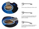GMB101 4 string Electric Acoustic Bass Guitar w/ 4-Band Equalizer EQ-7545R 64552298