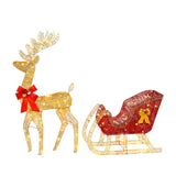 74*20*120cm 30.00V 3.60W Golden Deer Sled Iron Frame Cotton Thread Green Onion Powder Courtyard 35098534
