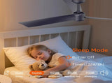 52 Inch Ceiling Fans with Lights Led Remote Control Low Profile Flush Mount for Living Room Bedroom 64464828