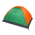 ZUN 2-Person Waterproof Camping Dome Tent for Outdoor Hiking Survival Orange & Green 14786622