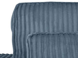 Modern Corduroy Loveseat with 2 Throw Pillows, Soft Double Seat Sofa for Cozy Living Spaces, Ribbed 28375997