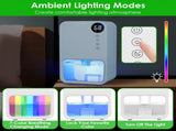 Small Household Dehumidifier for Bathroom Closet RV, RealTime Humidity Readout, 1.1L Tank Auto 84675922