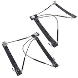 2PCS Front Left&Right Power Window Regulator C2Z31200 C2Z31201 for Jaguar XF X250 2008-2015 64652443