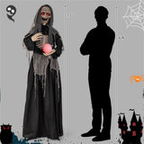 6 feet of Halloween decorations for witches with orbs 83307791