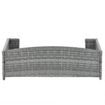 ZUN Dog Bed, Pet Bed, Pet Enclosures, Pet Outdoor Pet Patio Seasonal PE Wicker Pet W170390114