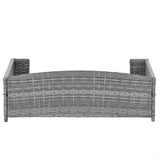 ZUN Dog Bed, Pet Bed, Pet Enclosures, Pet Outdoor Pet Patio Seasonal PE Wicker Pet W170390114