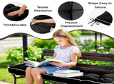 Outdoor Bench Cushion, 63 20 4 Inch, Tufted Waterproof Swing Cushion with Ties, for Patio Bench 56744430