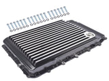 Heavy Duty Cast Aluminum Transmission Oil Pan Replacement for Ford F-150 Mustang Expedition Ranger 62081810