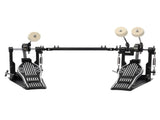 Wool Felt Hammer Double Drum Pedal Professional Double Bass Drum Pedal Black 75386905