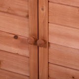 Outdoor 39" Potting Bench Table, Rustic Garden Wood Workstation Storage Cabinet Garden Shed with 79309434