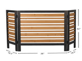 3-Panel Outdoor Air Conditioner Fence Screen, Outsideood Privacy Fence, Backyard Garden Patio 38" W2640P389716