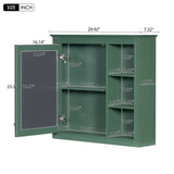 ZUN 30'' x 28'' Medicine Cabinet, Wall Mounted Bathroom Storage Cabinet, Modern Bathroom Wall Cabinet 13382983