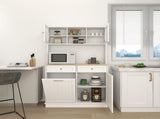 67.7" Tall Kitchen Can Storage Cabinet with 3 Adjustable Shelves, 2 Drawers and 1 Tilt Out W282P182326