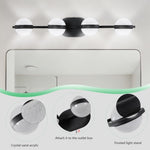 ZUN (Same as W1340P143677/L2001-B-4) Modern Minimalist Bathroom Vanity Light, LED 4 Bulb Frosted Glass W1340P206792