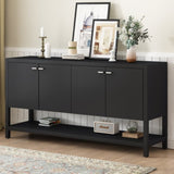 U-Style Functional Entryway Console Table with Ample Storage,Suitable for Study,Entrance and Living N711P205932B