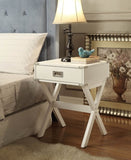 Babs White Finish Accent Table B2726P270997