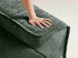 Armless Sofa Velvet-Green W3041P386600