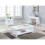 High Glossy White Rectangular Coffee Table B062P145542