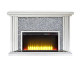 Noralie Mirrored & Faux Diamonds Fireplace B2726P445771