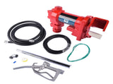 Transfer of Gasoline Diesel Kerosene 12V 15 GPM Fuel Transfer Pump Nozzle Kit 27750119