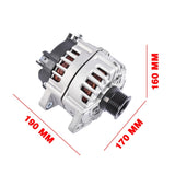 180A 12V Alternator Fits for Mercedes-Benz E550 GL450 GL550 GLS550 ML550 S550 SL550 SLK55 AMG 73477892