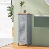 ZUN Bathroom storage cabinet gray（AMAZON禁止销售） 13271928