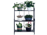 Metal Foldable 3-Tier Plant & Home Dcor Display Stand Rack / Book Shelf 04893666
