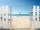 32 x 46 in Adjustable Chain Link Fence Gate, Fits 2-4 ft Openings, for Garden & Farm, 63183917
