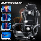 Game Chair, Adult Electronic Gaming Chair, Ergonomically Designed, PU Leather, Lounge Chair with 02055154