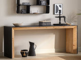 59in Modern Wood Console Table , Entryway Table, Sofa Table - Rustic & Contemporary Design W2729P198996