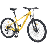 27.5 Inch Wheels 8 Speed Mountain Bike, for Men Women Boys and Girls, Front Suspension, Steel Frame W1019P234035