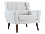Modern Accent Chair,Teddy Fabric Living Room Chairs Comfy Reading Chair,Mid Century Accent Chair, W1028P236468
