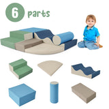 Soft Climb and Crawl Foam Playset 6 in 1, Soft Play Equipment Climb and Crawl Playground for N710P223031D
