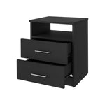 ZUN Oklahoma Nightstand,Two Drawers, One Shelf B128P148772