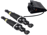 Rear Air Shock Absorbers Compressor Pump Set of 3 Fit for Nissan Armada 2005-2015 Infiniti QX56 52803904
