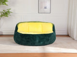 Oversized Bean Bag Chairs,Multicolor Faux Fur Couch Filled with Shredded Sponge,Large Lounger Sofa 34352356