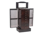 Jewelry Cabinet Box Storage Chest Necklace Wood Walnut Stand Organizer 28727290
