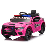 ZUN Licensed Dodge Charger,12v Kids ride on police car W/Parents Remote Control,anti-collision W1396P172630