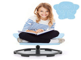 Kids Sensory Swivel Chair 360&deg Spin, 220lbs Capacity, Elephant Design, PP/Metal, Anti-Slip Pads 58299811