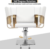 ZUN Salon Chair Styling Barber Chair, Beauty Salon Spa Equipment with Heavy Duty Hydraulic Pump, 85018671