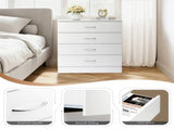Modern Simple 4-Drawer Dresser White 02500867